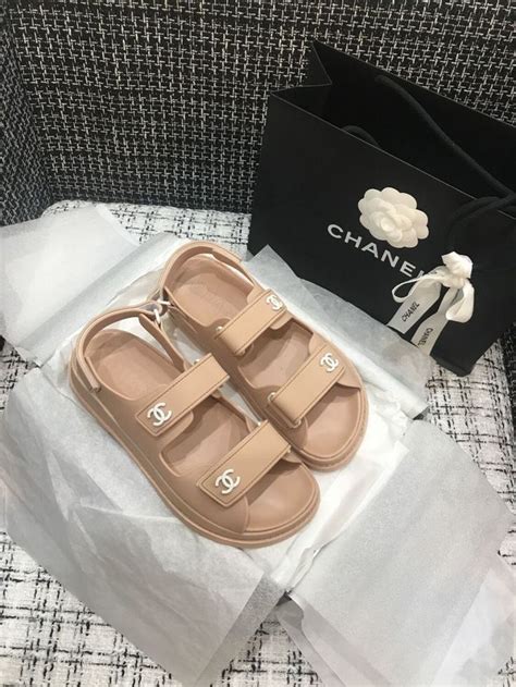 chanel pearl sandals 2022|chanel suede sandals.